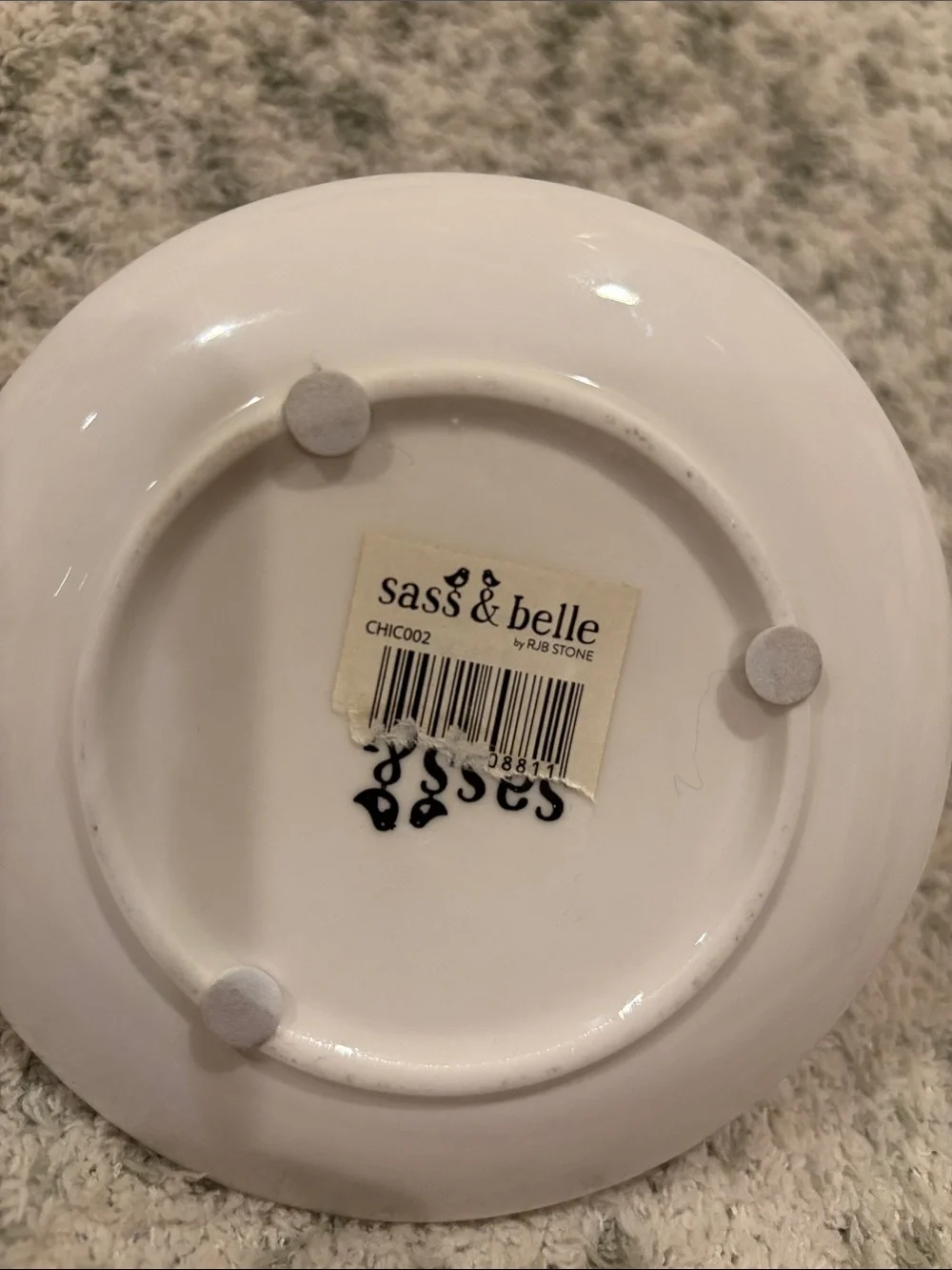 Southwest Ceramic Teal Cactus Ring Jewelry Trinket Dish NWT Sass & Belle 5x4”